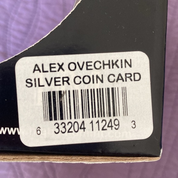 Set of 2: new Alex Ovechkin collectible silver coin & card - Picture 3 of 9